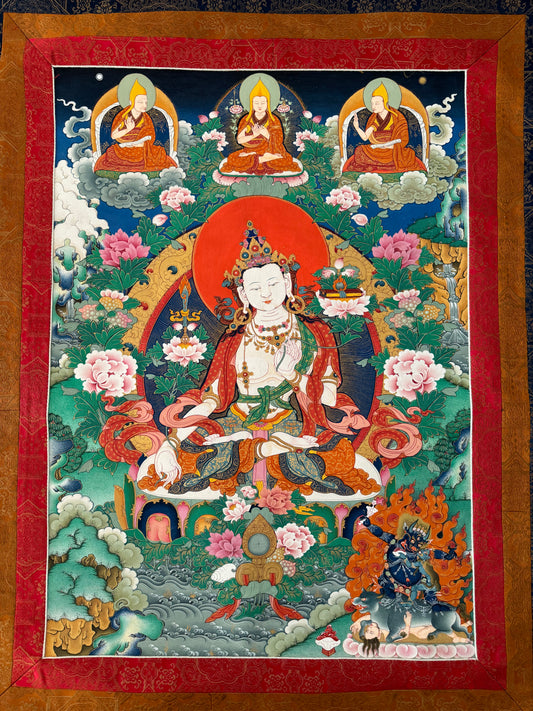 Manjushri Wisdom Lineage Thangka