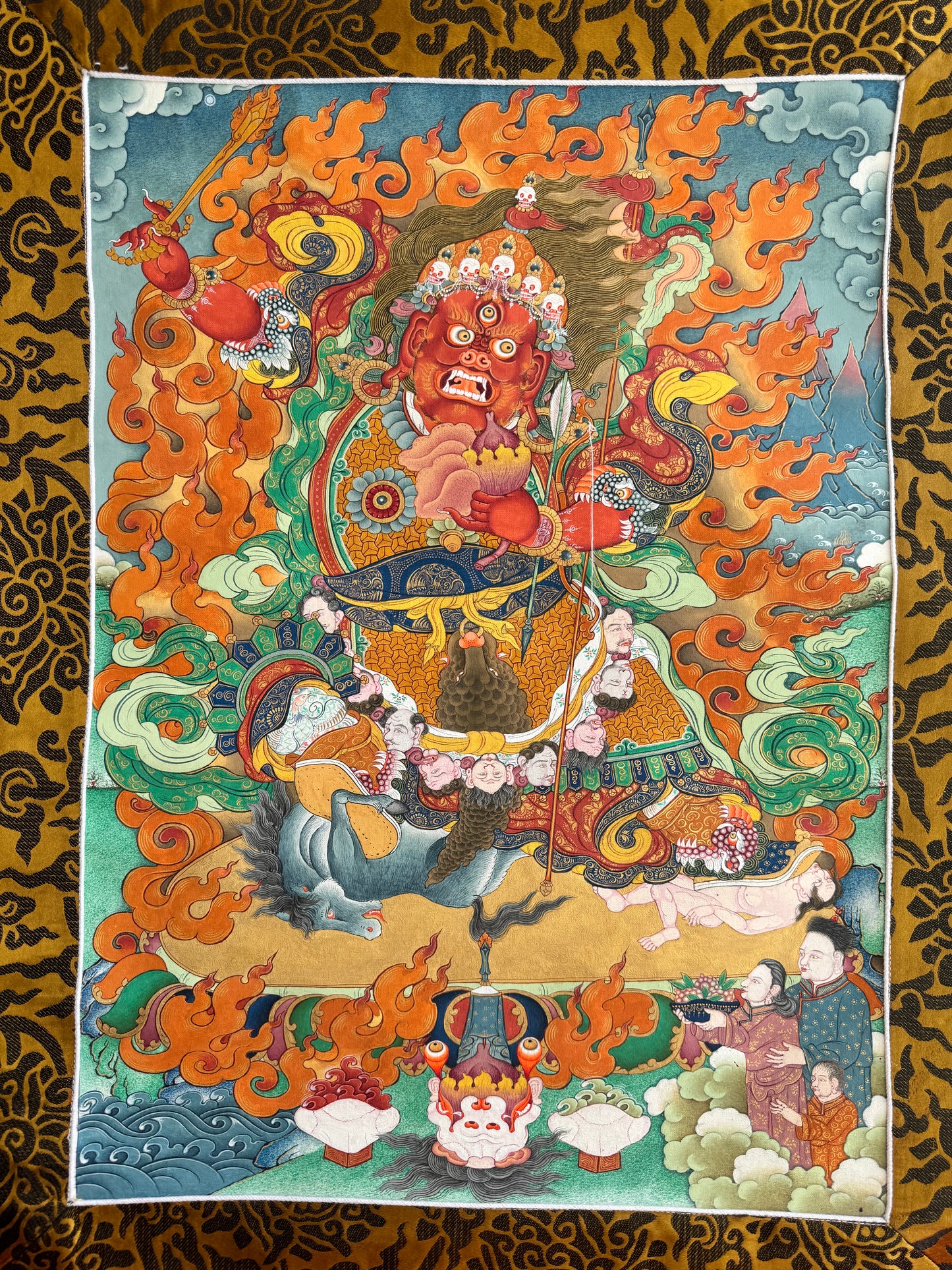Protector God Tseringma Thangka