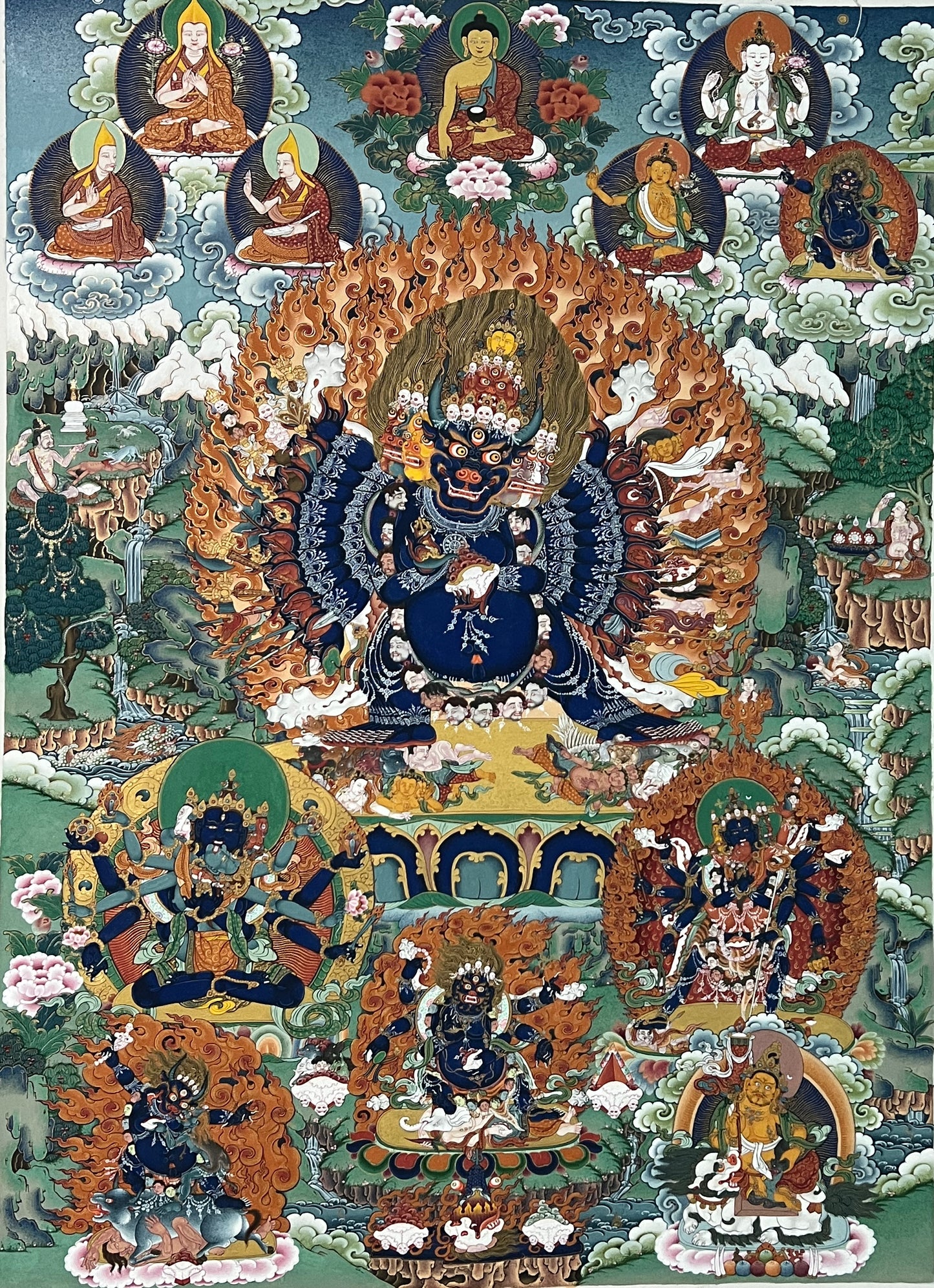 Yamantaka Yidam Thangka