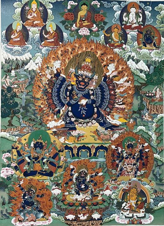 Yamantaka Yidam Thangka